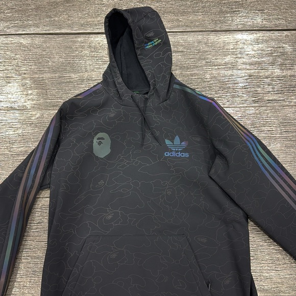 Bape adidas tech hoodie